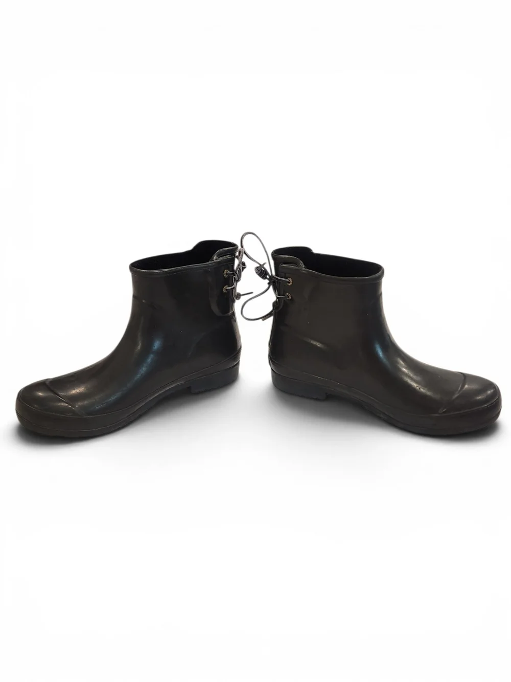 Sperry Black Ankle Rain Boots